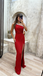 Chic One Shoulder Ruched Satin Prom Dress with Crystal Trim,WGP2159