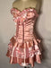 Elegant Strapless Sweetheart Sheath Short Mini Homecoming Dress,EPT622