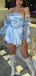 Elegant Strapless A-line Short Mini Homecoming Dress,EPT639