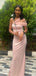 Elegant Pink Sweetheart Mermaid One Shoulder Sleeveless&nbsp;Party Prom Dresses,Evening Dress Online, WGP842