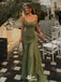 Unique Green Sweetheart Mermaid Long Prom Dress Ideas, Evening Party Dresses,WGP1851