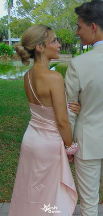 Gorgeous One-shoulder Mermaid Long Prom Dress Ideas, Evening Party Dresses,WGP1189