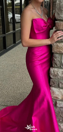 Elegant Sweetheart Strapless Unique Mermaid Long Prom Dress Ideas, Evening Party Dresses,WGP1196
