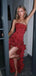Sexy Red Sweetheart High Low Long Prom Dress Ideas, Evening Party Dresses,WGP1924