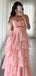 Elegant Pink Sweetheart  Long Prom Dress Ideas, Evening Party Dresses,WGP1789