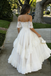 Unique White Lace Prom Gown Off-Shoulder Tiered A-Line Evening Dress,WGP2130