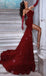 Sparkly Red Sweetheart Mermaid Long Prom Dress Ideas, Evening Party Dresses, WGP2003