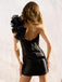 Sexy V-neck Mermaid Short Mini Homecoming Dress,EPT655