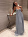 Elegant Spaghetti Strap V-neck Long Prom Dress Ideas, Evening Party Dresses,WGP1851