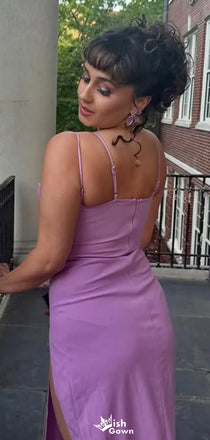 Sexy Spaghetti Strap bodycon Sheath Long Prom Dress Ideas, Evening Party Dresses,WGP1330