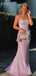 Sparkly Pink Sequin Bodycon Prom Dress Strapless Floor Length Party Gown,WGP2139