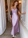 Sexy Purple V-Neck Mermaid Long Prom Dress Ideas, Evening Party Dresses,WGP1828