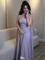 Elegant Sweetheart Sleeveless A-Line Long Prom Dress Ideas, Evening Party Dresses , WGP1906