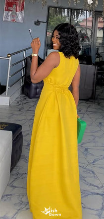 Casual Spaghetti Strap A-line Long Prom Dress Ideas, Evening Party Dresses,WGP1431