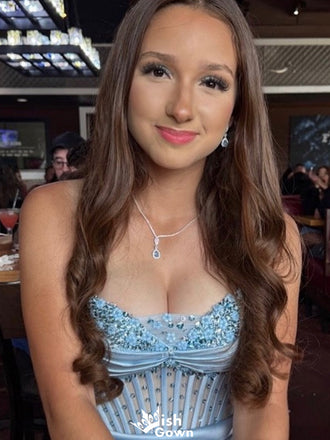 Elegant Strapless Scoop Mermaid Long Prom Dress Ideas, Evening Party Dresses,WGP1476