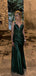 Sexy Green Mermaid Sweetheart Sleeveless Lace Long Evening Dresses, Formal Dresses, Birthday Party, WGP542