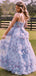 Gorgeous Spaghetti Strap Sweetheart A-line Long Prom Dress Ideas, Evening Party Dresses,WGP1159