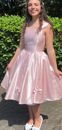 Elegant Spaghetti Strap A-line Short Mini Homecoming Dress,EPT492