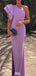Casual One-shoulder Mermaid Long Prom Dress Ideas, Evening Party Dresses,WGP1646