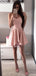 Elegant Pink Sweetheart Ball Gown Popular Cheap Short Homecoming Dresses, EPT272