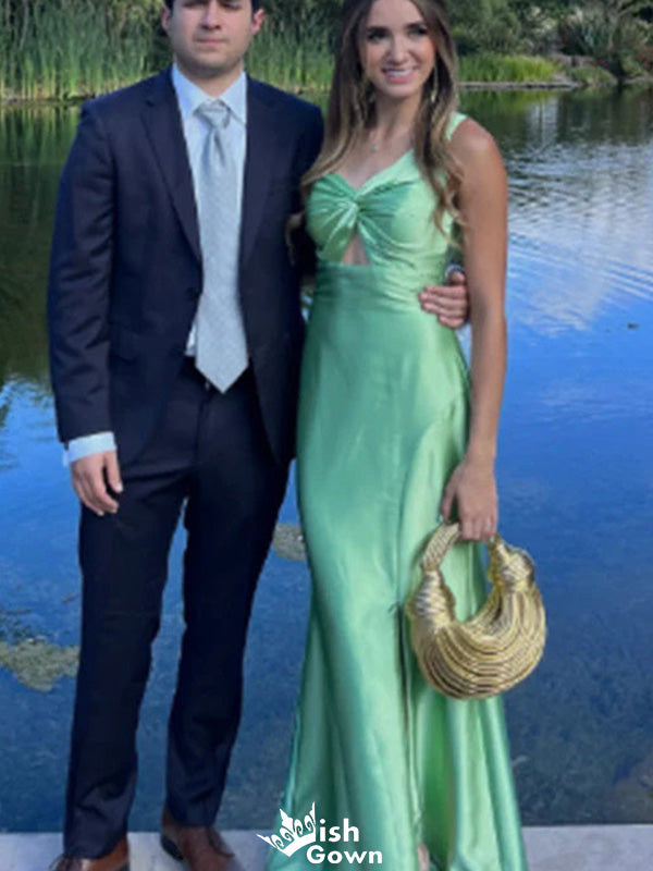 Elegant V-neck Mermaid Long Prom Dress Ideas, Evening Party Dresses,WGP1656