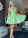 Sexy Green Sweetheart Ball Gown Popular Cheap Short Homecoming Dresses, EPT273