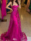 Gorgeous Pink Sweetheart  A-Line Lace Long Prom Dress Ideas, Evening Party Dresses , WGP1576