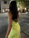 Sexy Lime Green Strapless Mermaid&nbsp; Long Sleeveless Long Party Prom Dresses,Evening Dress Online, WGP763