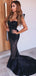 Sexy Black Sweetheart Mermaid Long Sleeveless Long Party Prom Dresses,Evening Dress Online, WGP767