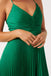 Elegant Green Spaghetti Strap A-Line Long Prom Dress Ideas, Evening Party Dresses,WGP1614