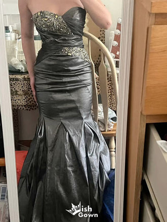 Formal Strapless Sweetheart Mermaid Long Prom Dress Ideas, Evening Party Dresses,WGP1740