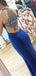 Elegant Halter Mermaid Long Prom Dress Ideas, Evening Party Dresses,WGP1747