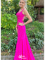 Charming Mermaid Spaghetti Straps V Neck Sleeveless Cheap Maxi Long Party Prom Gowns,Evening Dresses,WGP474