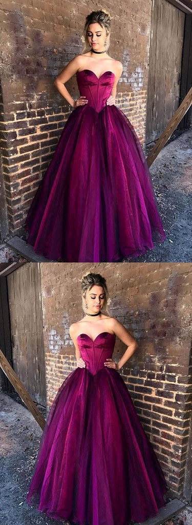 Popular Sweetheart Elegant Cheap Long Evening Prom Dresses, WG1016