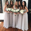 On Sale Simple Off Shoulder V Neck Elegant Formal A Line Custom Make Cheap Bridesmaid Dresses, WG165