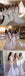 White Two Pieces Long Sleeves Lace Mermaid Cheap Long Wedding Party Bridesmaid Dresses, WG305