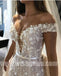 Off the Shoulder Luxury Applique Mermaid Fashion Long Wedding Dresses, BW1511