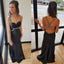 Sweetheart Open Back Cheap Long Evening Prom Dresses, WG588