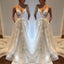 Gorgeous Ivory Charming Affordable Long Brides Wedding Dresses, WG651 - Wish Gown