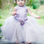 Light Purple Satin Tulle Pixie Tutu dresses, Lovely Cheap Flower Girl Dresses,  FG017