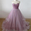 Long Sweetheart Organza Sweet Heart Cheap Evening Long Prom Dresses Ball Gown Online, PD0125