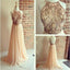 Popular Backless A-line Chiffon Cocktail Evening Long Prom Dresses Online, PD0159