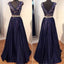 V-Neck A-Line Elegant Formal Party Cocktail Evening Long Prom Dresses Online, PD0176