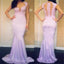 Mermaid Formal Long Pretty Newest See Through Back Lace Party Evening Prom Dresses, PD0044