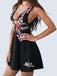 V-neck Black Unique Lovely Appliques Short Cheap Homecoming Dresses, BD00111