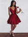 Popular Simple Cheap Spaghetti Strap Short Homecoming Dress, SE1101