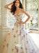 Inexpensive Beautiful Unique Flowers Charming Long Prom Dresses, WG1046