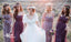 Purple Tulle Convertiable Mismatched Long Wedding Party Dresses Cheap Charming Bridesmaid Dresses, WG34