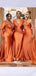 Gorgeous Mismatched Soft Satin Pleating Mermaid Long Bridesmaid Dresses, WGM127