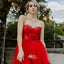 Princess Spaghetti Strap Tulle Knee Length Homecoming Dresses, WGP006